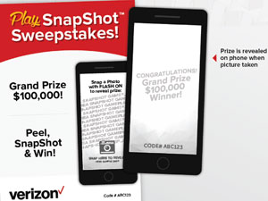 Photochromic Ink: SnapShot Interactive Mobile Sweepstakes Promotion