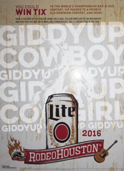 Promotional Beer Poster: Miller Lite