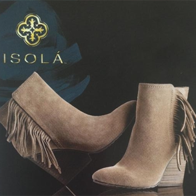 ISOLA Suede Boots Ad | H&H Graphics