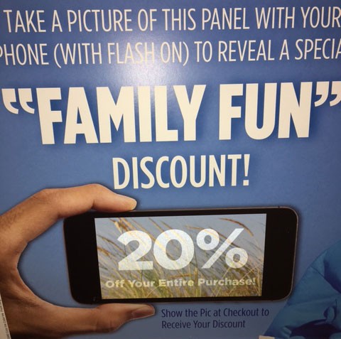 Photochromic Ink: SnapShot Promotion After