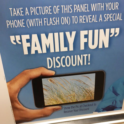 Photochromic Ink: SnapShot Promotion Before