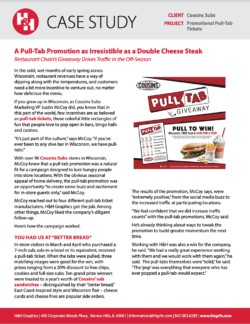 Promotional Pull Tab Tickets Case Study Download